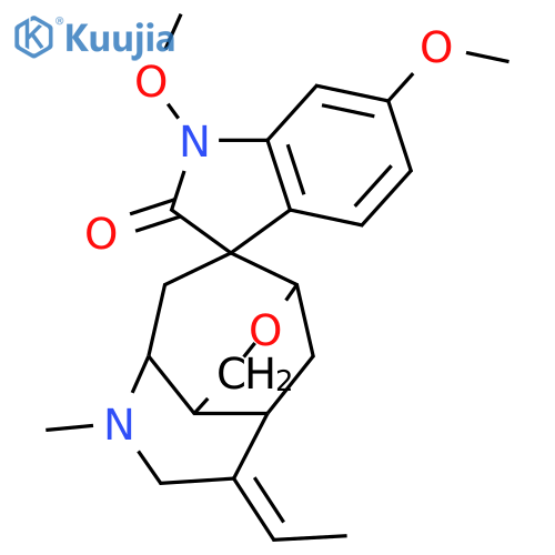 (3'Z)-3'-ethylidene-1,6-dimethoxy-1'-methyl-1',2',3',4',4a',5',9',9a'-octahydro-7'H-spiro[indole-3,8'-[4,7]methanooxepino[4,3-b]pyridin]-2(1H)-one structure