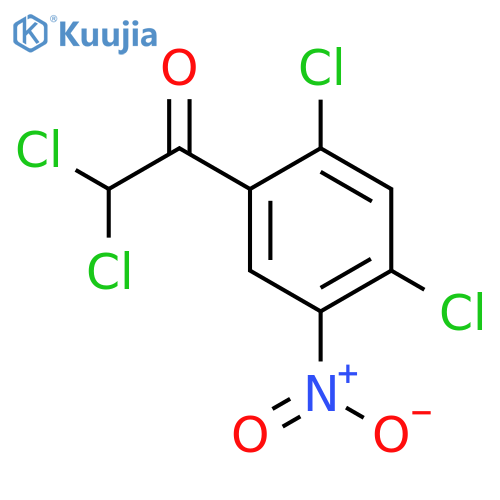 Ethanone, 2,2-dichloro-1-(2,4-dichloro-5-nitrophenyl)- structure