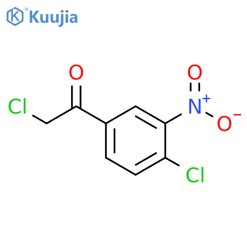 2-chloro-1-(4-chloro-3-nitrophenyl)ethan-1-one structure
