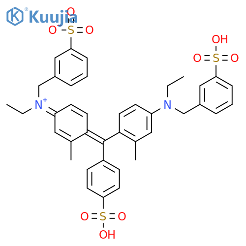 Benzenemethanaminium,N-ethyl-N-[4-[[4-[ethyl[(3-sulfophenyl)methyl]amino]-2-methylphenyl](4-sulfophenyl)methylene]-3-methyl-2,5-cyclohexadien-1-ylidene]-3-sulfo-,inner salt structure