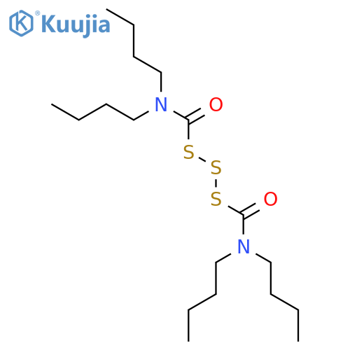 Methanethioamide, 1,1'-trithiobis[N,N-dibutyl-(9CI) structure