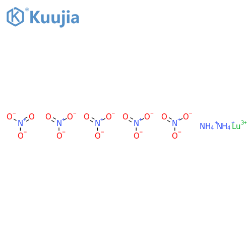 Nitric acid, ammoniumlutetium(3+) salt (5:2:1) (9CI) structure