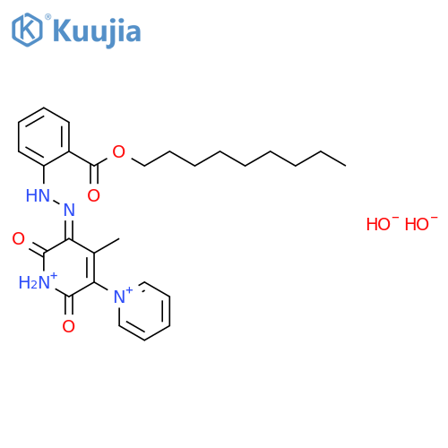 1,3'-Bipyridinium,1',2'-dihydro-6'-hydroxy-4'-methyl-5'-[2-[2-[(nonyloxy)carbonyl]phenyl]diazenyl]-2'-oxo-,hydroxide (1:1) structure