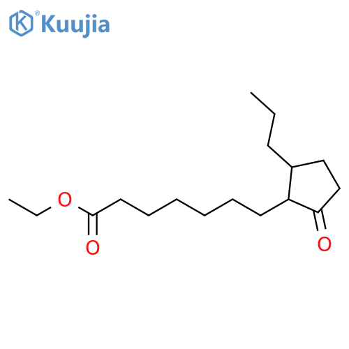 Cyclopentaneheptanoic acid, 2-oxo-5-propyl-, ethyl ester structure