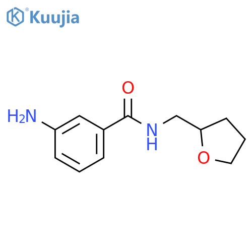 3-Amino-N-(tetrahydro-2-furanylmethyl)benzamide structure