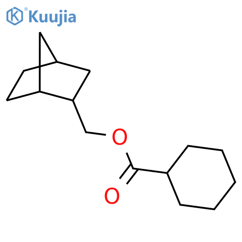bicyclo[2.2.1]hept-2-ylmethyl cyclohexanecarboxylate structure