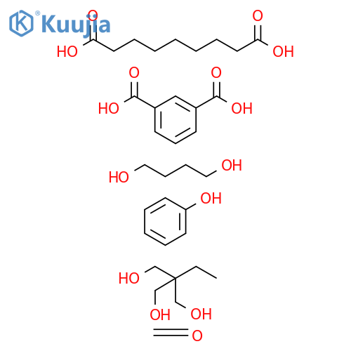 1,3-Benzenedicarboxylic acid, mixed esters with azelaic acid, 1,4-butanediol, butylated formaldehyde-phenol reaction product and trimethylolpropane structure