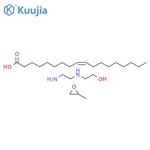 9-Octadecenoic acid (Z)-, reaction products with 2-[(2-aminoethyl)amino]ethanol, propoxylated structure