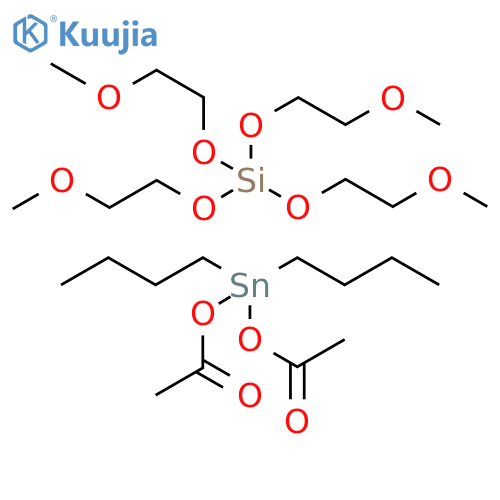 Silicic acid (H4SiO4), tetrakis(2-methoxyethyl) ester, reaction products with bis(acetyloxy)dibutylstannane structure
