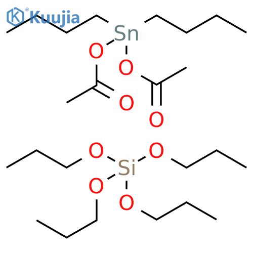 Silicic acid (H4SiO4), tetrapropyl ester, reaction products with bis(acetyloxy)dibutylstannane structure