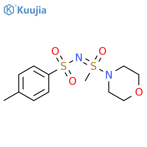 Morpholine, 4-[S-methyl-N-[(4-methylphenyl)sulfonyl]sulfonimidoyl]- structure