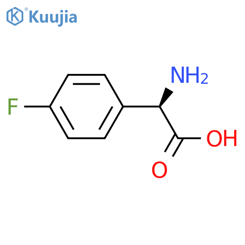 (R)-2-Amino-2-(4-fluorophenyl)acetic acid structure