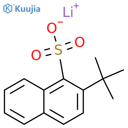 Naphthalenesulfonicacid, bis(1,1-dimethylethyl)-, lithium salt (9CI) structure