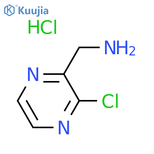 (3-chloropyrazin-2-yl)methanamine;hydrochloride structure