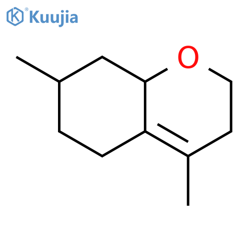 2H-1-Benzopyran,3,5,6,7,8,8a-hexahydro-4,7-dimethyl- structure