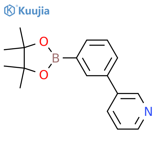 3-(3-pyridinyl)phenylboronic acid pinacol ester structure