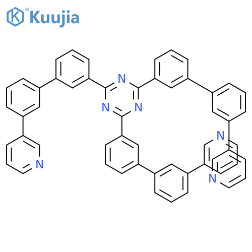 1,3,5-Triazine, 2,4,6-tris[3'-(3-pyridinyl)[1,1'-biphenyl]-3-yl]- structure