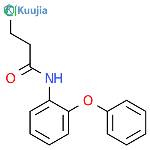 3-chloro-N-(2-phenoxyphenyl)propanamide structure