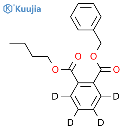 Benzyl Butyl Phthalate-d4 structure