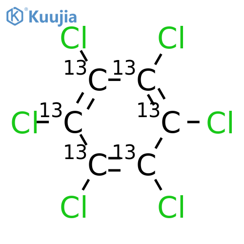 Hexachlorobenzene-13C6 structure