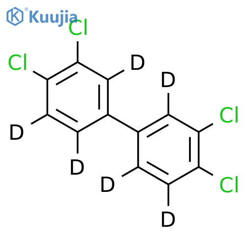 3,3',4,4'-Tetrachlorobiphenyl-d6 structure