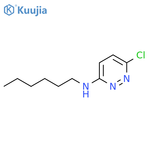 6-chloro-N-hexylpyridazin-3-amine structure