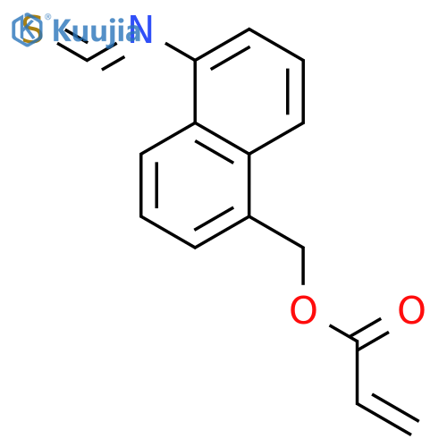 2-Propenoic acid, (5-isothiocyanato-1-naphthalenyl)methyl ester structure