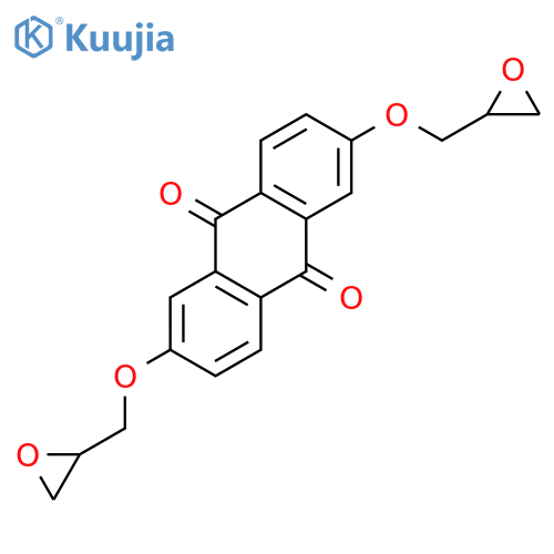 9,10-Anthracenedione, 2,6-bis(oxiranylmethoxy)- structure