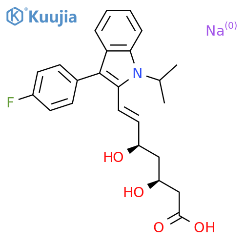 Fluvastatin sodium structure