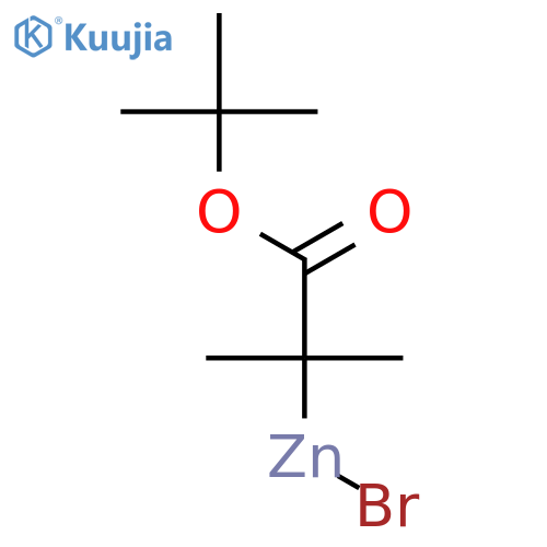Zinc, bromo[2-(1,1-dimethylethoxy)-1,1-dimethyl-2-oxoethyl]- structure