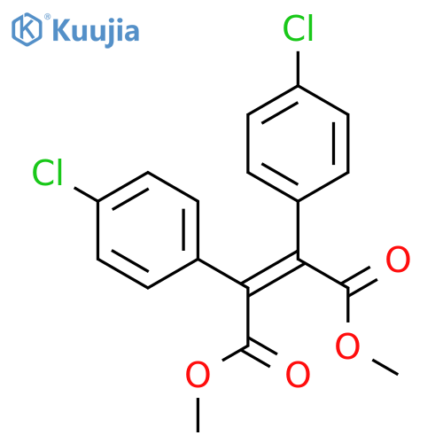 2-Butenedioic acid, 2,3-bis(4-chlorophenyl)-, dimethyl ester, (Z)- structure