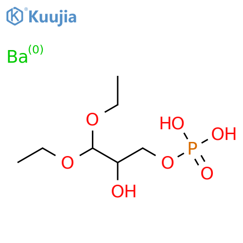 Barium 3,3-diethoxy-2-hydroxypropyl phosphate structure