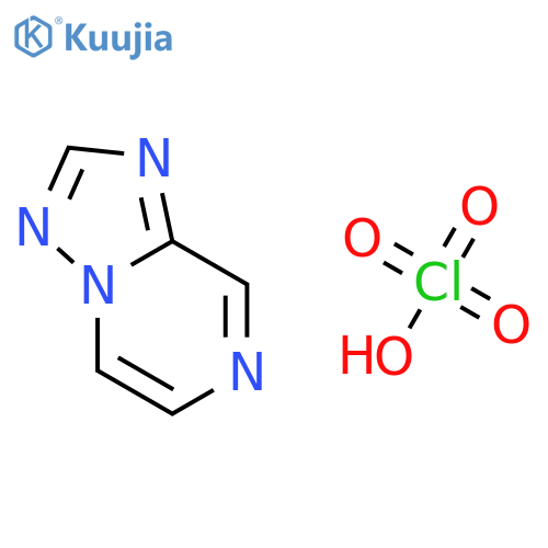 [1,2,4]Triazolo[1,5-a]pyrazine, monoperchlorate structure