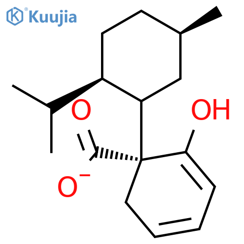 ()(1α,2β,5β)-5-methyl-2-(1-methylethyl)cyclohexyl salicylate structure