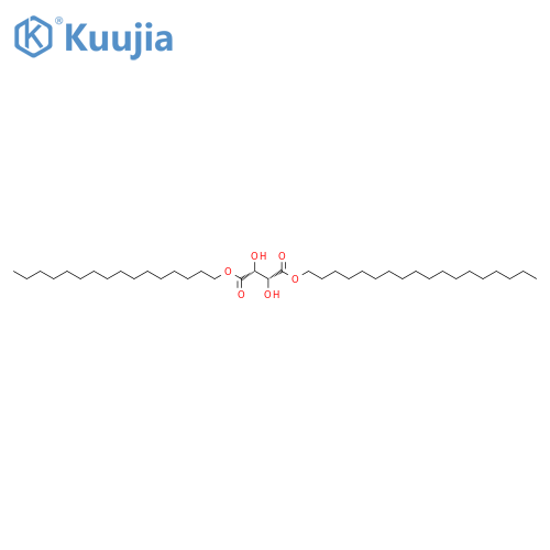 Butanedioic acid,2,3-dihydroxy- (2R,3R)-, hexadecyl octadecyl ester (9CI) structure