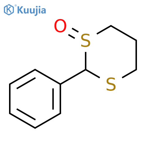 1,3-Dithiane, 2-phenyl-, 1-oxide structure