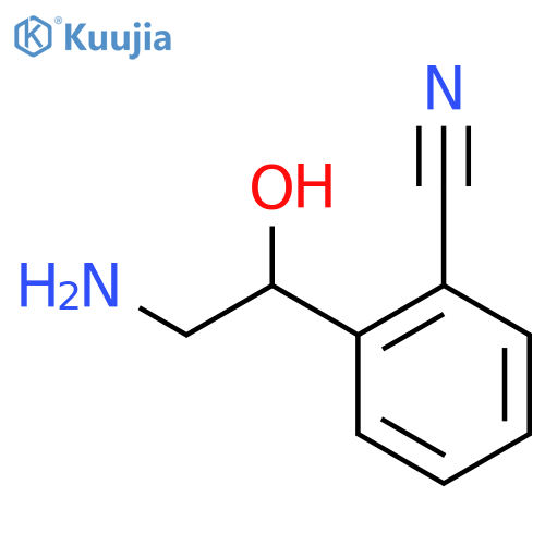 2-(2-Amino-1-hydroxyethyl)benzonitrile structure