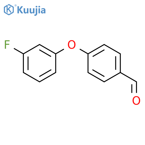 4-(3-Fluorophenoxy)benzaldehyde structure