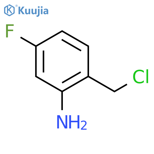 2-(chloromethyl)-5-fluoroaniline structure