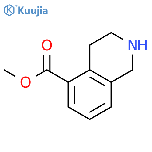 Methyl 1,2,3,4-tetrahydroisoquinoline-5-carboxylate structure