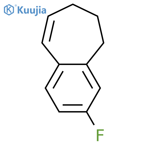 3-FLUORO-6,7-DIHYDRO-5H-BENZOCYCLOHEPTENE structure