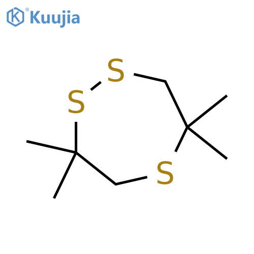 3,3,6,6-Tetramethyl-1,2,5-trithiepane structure