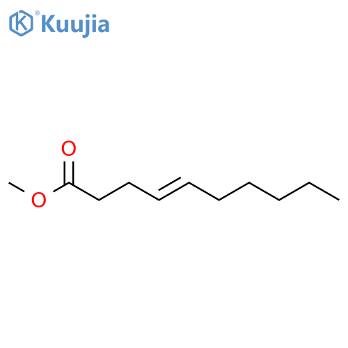 4-Decenoic acid, methylester, (4E)- structure