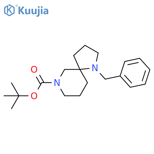 tert-Butyl 1-benzyl-1,7-diazaspiro[4.5]decane-7-carboxylate structure