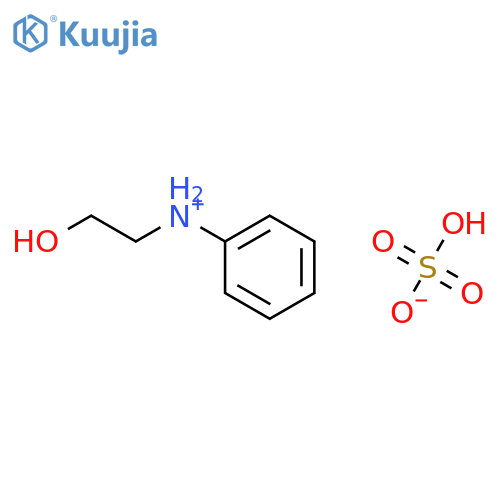 N-(2-Hydroxyethyl)anilinium hydrogen sulphate structure