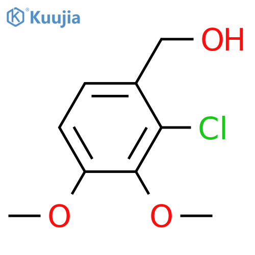 (2-Chloro-3,4-dimethoxyphenyl)methanol structure