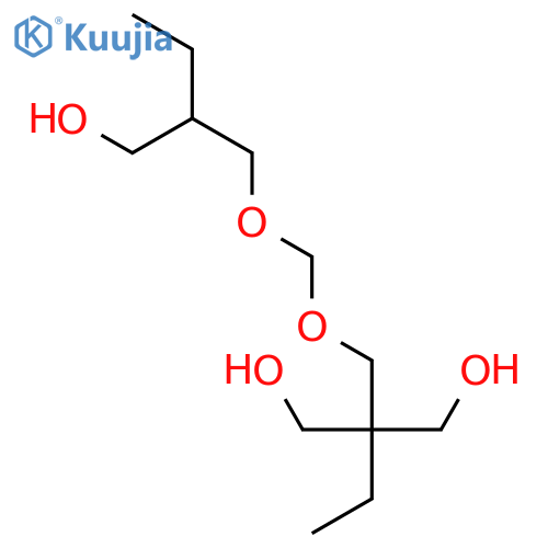 2-ethyl-2-[[[2-(hydroxymethyl)butoxy]methoxy]methyl]propane-1,3-diol structure