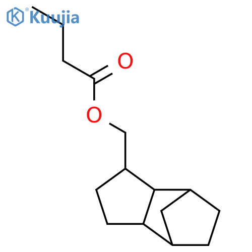 Butanoic acid,(octahydro-4,7-methano-1H-indenyl)methyl ester (9CI) structure
