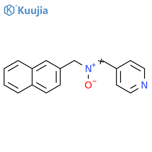 (Z)-[(naphthalen-2-yl)methyl](oxido)[(pyridin-4-yl)methylidene]azanium structure