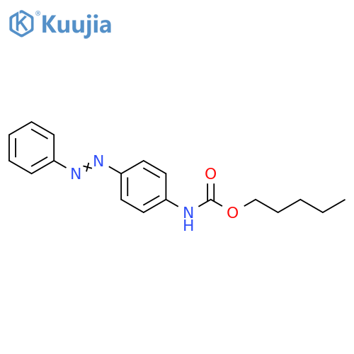 p-phenylazo carbanilic acid,n-pentyl ester structure